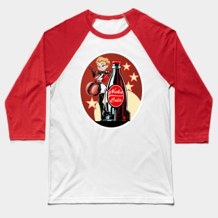 Nuka Cola Poster Girl Baseball T-Shirt
